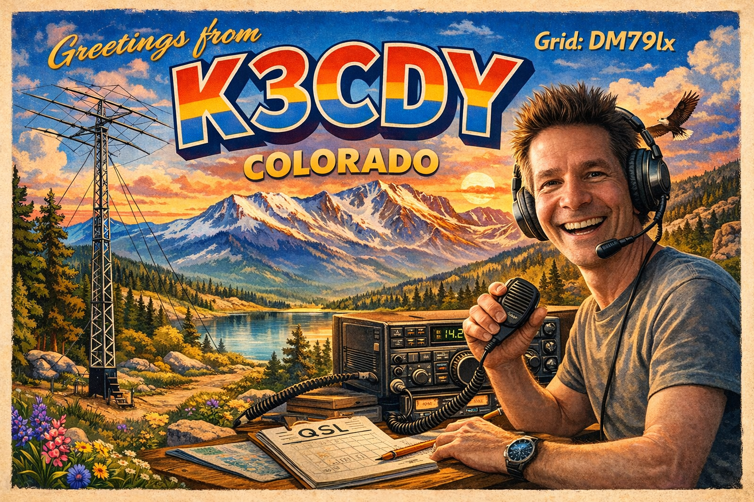 K3CDY QSL Card